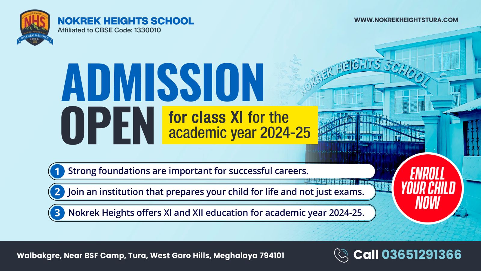 ADMISSION BANNER